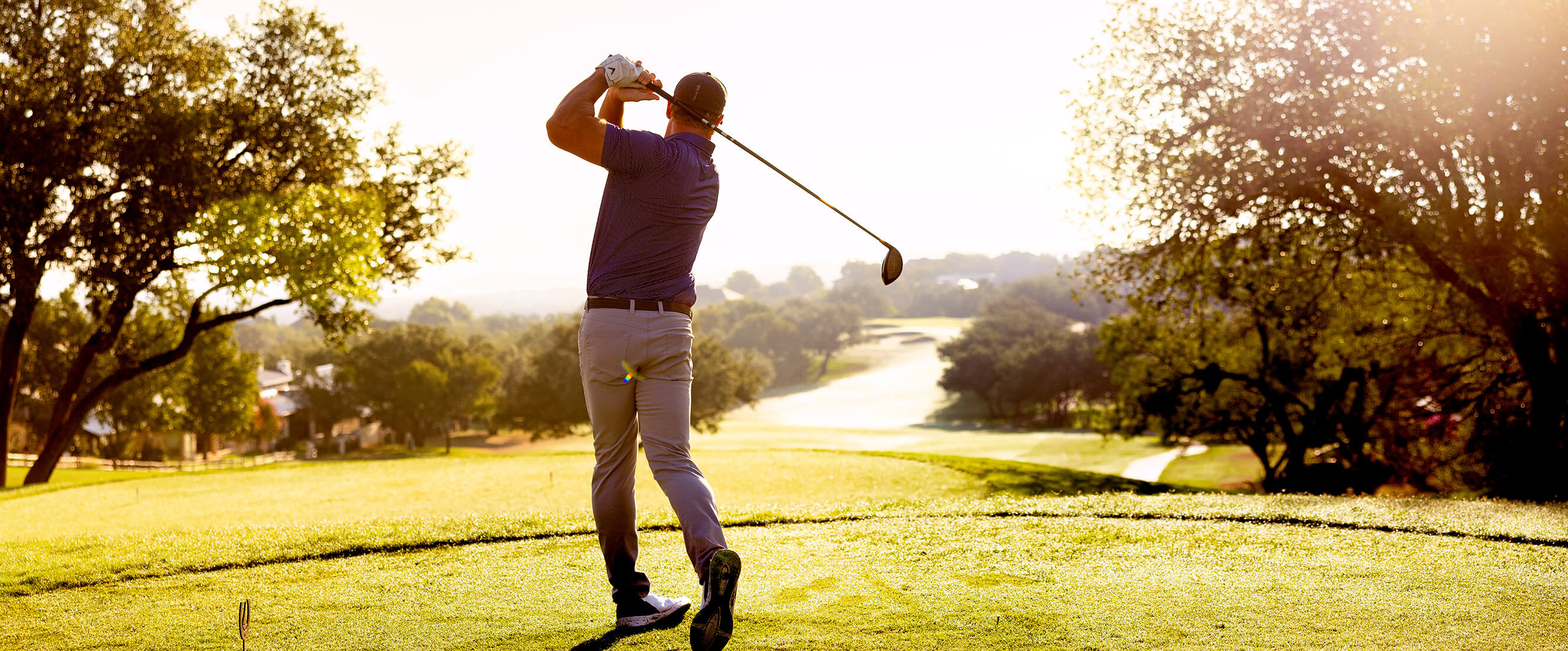 golfer on course