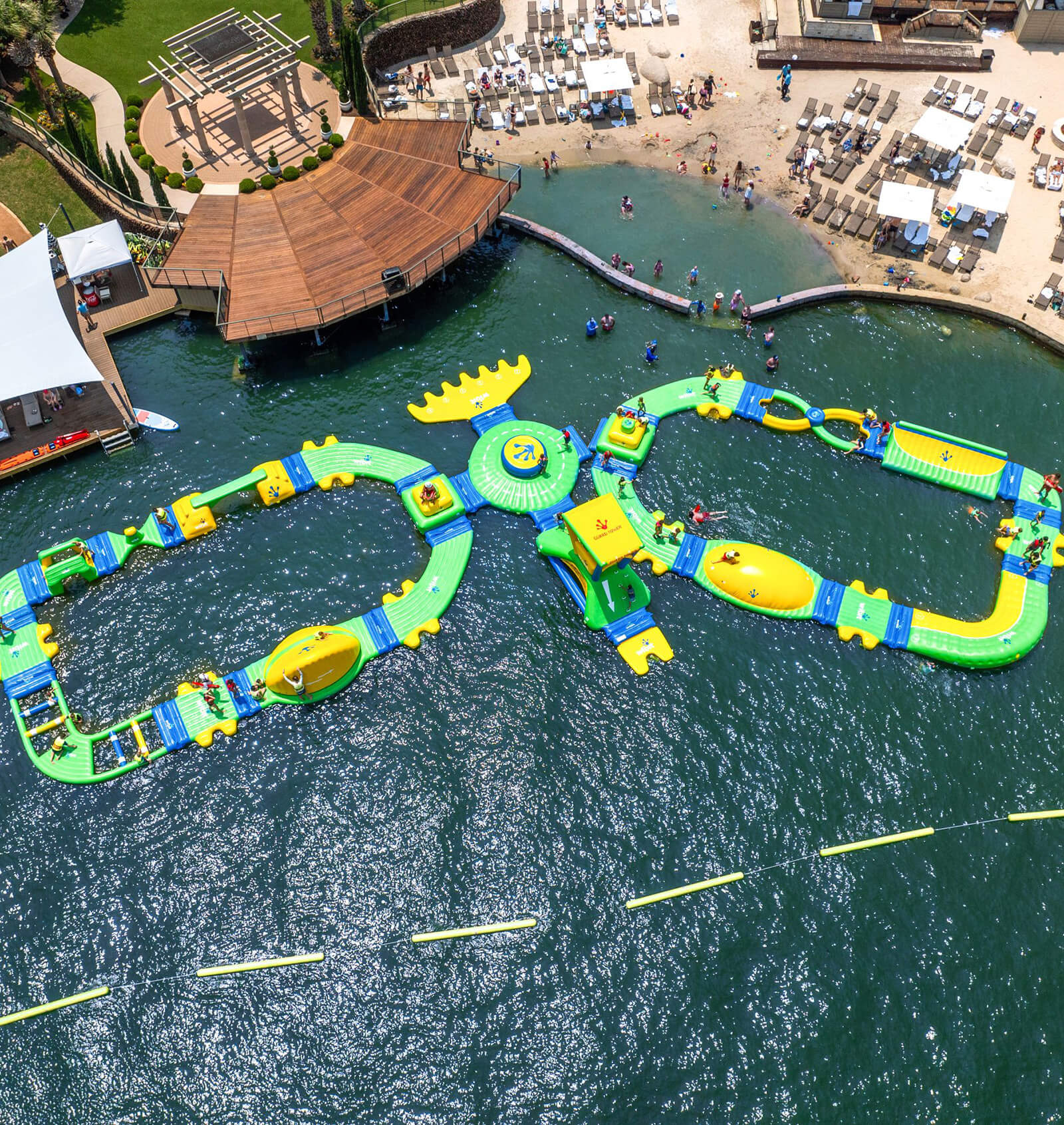 aqua park aerial view